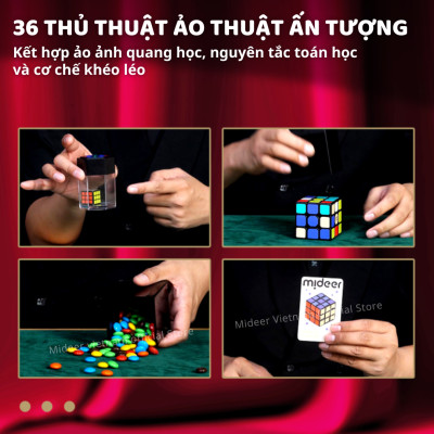 Đồ chơi ảo thuật Mideer Conundrum Cube Magic,đồ chơi trí tuệ cho bé 6,7,8,9,10 tuổi