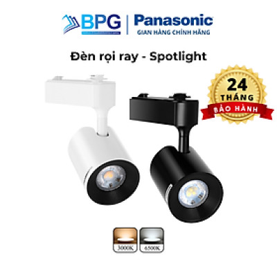 Đèn Rọi ray, Đèn chiếu điểm Spotlight Panasonic Công suất 7W Loại Gắn thanh ray và Loại Gắn trần