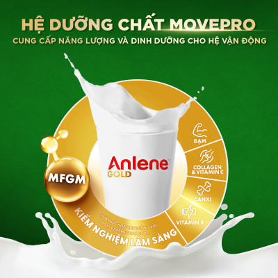 Bộ quà tặng combo 2 Sữa Bột Anlene Gold Hương Vanilla (Hộp Thiếc 800g) tặng 1 lon 400g