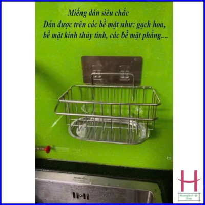 Kệ Để Đồ Rửa Chén Inox 304 Dán Tường - Giá Để Chén Đảm Bảo Sạch Sẽ, Gọn Gàng, Tiện Dụng - HÀNG CHÍNH HÃNG MINIIN