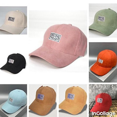 Mũ lưỡi trai thêu chữ SECOND THOUGHT nhiều màu- Nón kết nam nữ