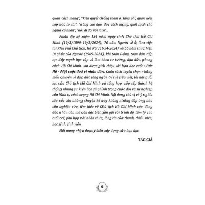 Sách - Chủ Tịch Hồ Chí Minh Với Cuộc Hành Trình Của Thời Đại - Bác Hồ, Một Cuộc Đời Vì Nhân Dân - VIETNAMBOOK