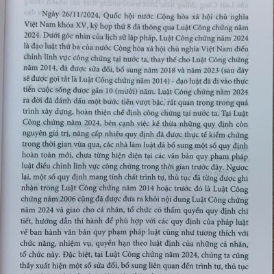 Bình luận Luật Công chứng năm 2024