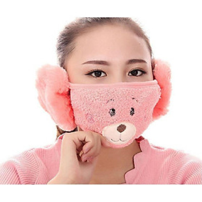 Khẩu trang bịt tai giữ ấm mùa dịch - KTA2 Giao Màu Ngẫu Nhiên 