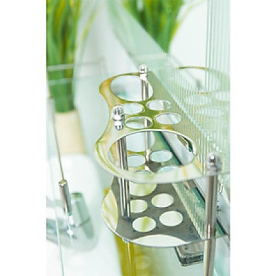 Kệ kính Kibath đa năng kèm ly inox 304