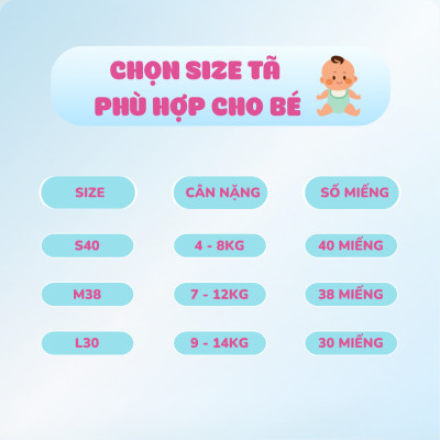 Tã dán sơ sinh ENJOY Cao Cấp nhiều size S, M, L cho bé từ 4-25kg, mềm mại, thấm hút, chuẩn chất lượng Châu Âu