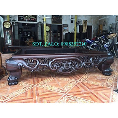 Sập ngũ phúc gỗ gụ