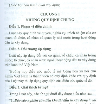 Luật Xây Dựng - Luật Kiến Trúc (Song ngữ Việt - Anh)