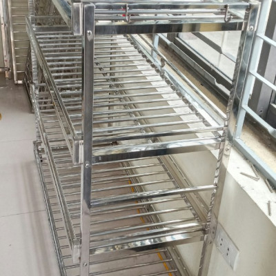 kệ để đồ nhà bếp inox 4 tầng c 100 ,d 79 ,s40 