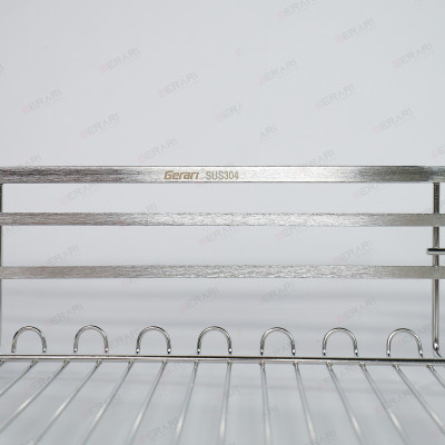 {Chính hãng} Kệ bát đĩa Gerari chính hãng chất liệu inox bóng cao cấp