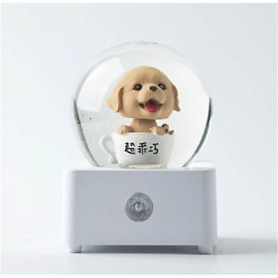 Hộp Nhạc Quả Cầu Tuyết Đèn Quà Tặng Trang Trí_Hàng Chính Hãng