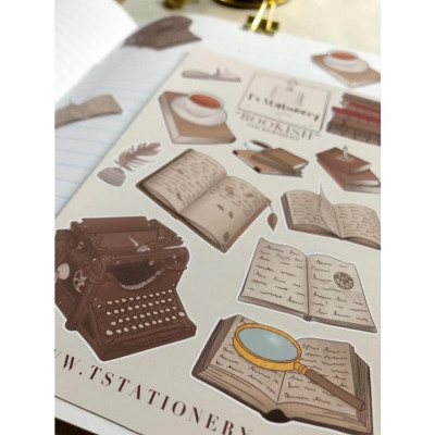 Sticker sheet  bookish - chuyên dán, trang trí sổ nhật kí, sổ tay | Bullet journal sticker - stc008