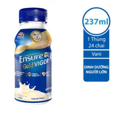 Thùng 24 Chai Sữa Nước Abbott Ensure Gold Vigor 237ml