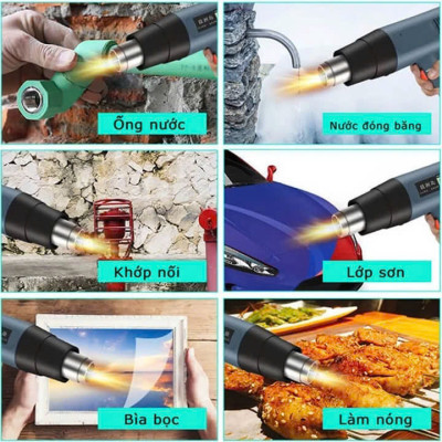 Máy Khò Nhiệt 2200W Loại Tốt Chất Lượng Đỉnh Cao: Dành Cho Việc Dán Màng Co và Decan