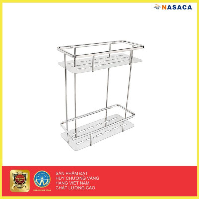 Kệ Inox Tấm Dài Đôi Tovashu TD2 (Inox 304 - Bảo hành 20 năm)