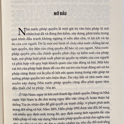 Sách - Hệ Thống Tòa Án Trong Nhà Nước Pháp Quyền