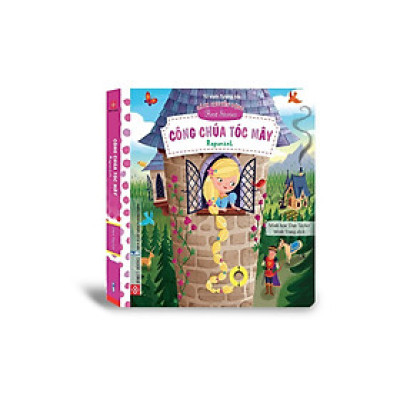 Sách Chuyển Động - First Stories - Công Chúa Tóc Mây - Rapunzel - Đinh Tị Books