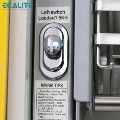 Kệ Chén Di Động Tủ Trên Lift-Basket Ecalite EL-BL70SS - Tủ Ngang 70cm - Inox 304 Cao Cấp - Hàng Chính Hãng