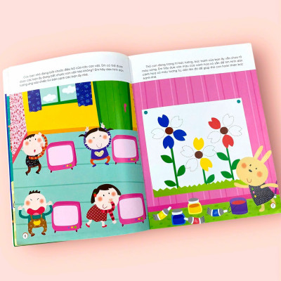 Sticker thần kỳ phát triển IQ-EQ-CQ 2-4 tuổi