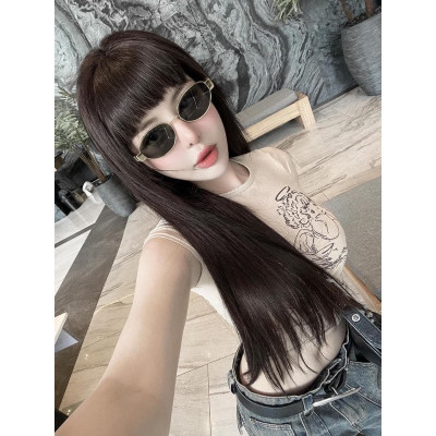 Kính râm Mắt bầu Hottrend thời trang chống nắng cao cấp Hàn Quốc