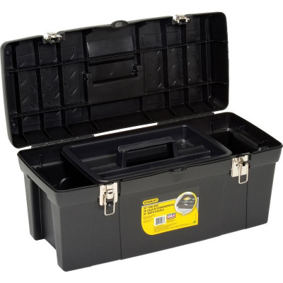 HỘP DỤNG CỤ (NHỰA) 24"/(602X292X284MM) KHÓA SẮT STANLEY STST24113 - HÀNG CHÍNH HÃNG