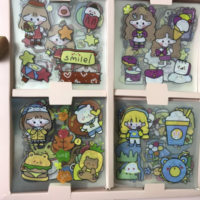 Hộp 100 Tấm Sticker, Hình Dán Sticker Các Mẫu Trang Trí Sổ Tay, Cặp, Hộp Bút, Laptop, Điện Thoại