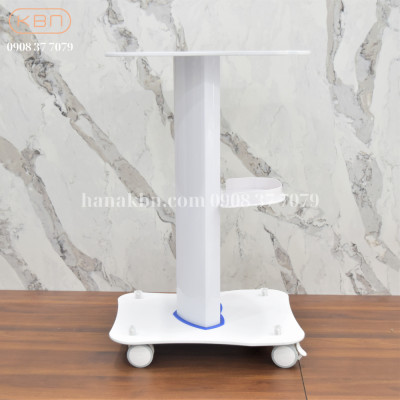 Chân Máy Thẩm Mỹ A0901 Trắng - Kệ Để Máy Thẩm Mỹ - 2 Tầng Cao 72cm