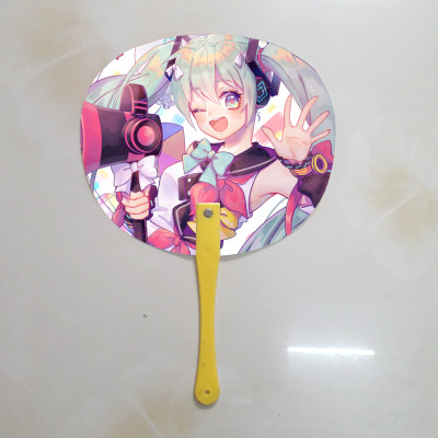 Qụat cầm tay in ảnh 2 mặt khác nhau Hatsune Miku