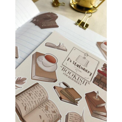 Sticker sheet  bookish - chuyên dán, trang trí sổ nhật kí, sổ tay | Bullet journal sticker - stc008