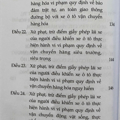 Nghị định 168/2024/NĐ-CP ngày 26-12-2024 của Chính Phủ Quy Định Xử Phạt Vi Phạm Hành Chính Về Trật Tự, An Toàn Giao Thông Trong Lĩnh Vực Giao Thông Đường Bộ; Trừ Điểm, Phục Hồi Điểm Giấy Phép Lái Xe