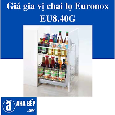 GIÁ GIA VỊ CHAI LỌ NAN VUÔNG - 3 TẦNG EU8.40G. Hàng Chính Hãng 