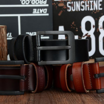 Thắt Lưng Da Bò Chính hãng COWATHER XF010 Nâu Vàng