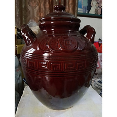 Chum đựng rượu gốm sứ Bát Tràng loại 20L