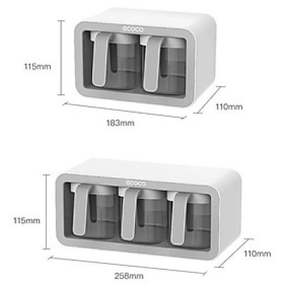 Kệ Đựng Gia Vị Gắn Tường Nhà Bếp  - Hộp Gia Vị Thông Minh Tiết Kiệm Diện Tích