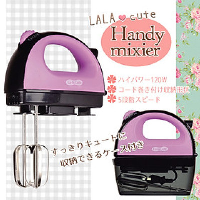 Máy đánh trứng cầm tay Lala Cute 120W - Hàng nội địa Nhật Bản, hàng nhập khẩu trực tiếp từ Nhật Bản