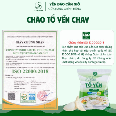 Yến Đảo - Gói Cháo Yến Chay Chất Lượng Giàu Dinh Dưỡng Ăn Liền Tiện Lợi Cho Mọi Người