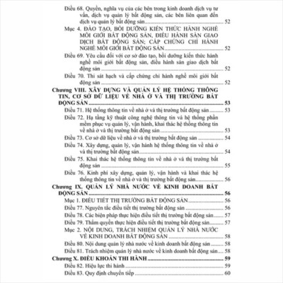 Sách Luật Kinh Doanh Bất Động Sản – Hệ thống Các Văn Bản Quy Định Chi Tiết Thi Hành (V2476T)
