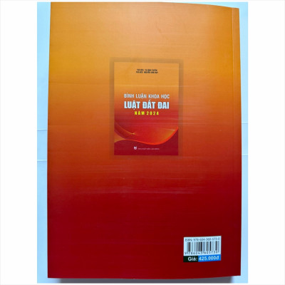 Sách Bình Luận Khoa Học Luật Đất Đai năm 2024 - V2480TP