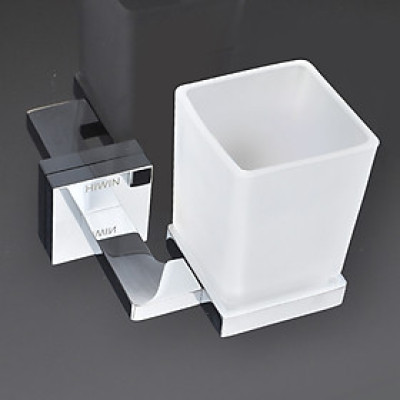 Kệ cốc đơn chất liệu đồng mặt gương cao cấp sáng bóng Hiwin Y-1202