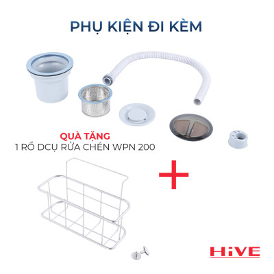 KỆ BỒN RỬA CHÉN INOX WA 860