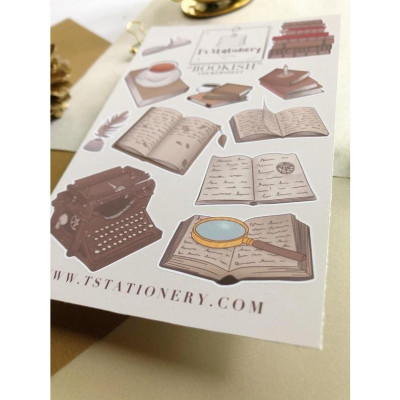 Sticker sheet  bookish - chuyên dán, trang trí sổ nhật kí, sổ tay | Bullet journal sticker - stc008
