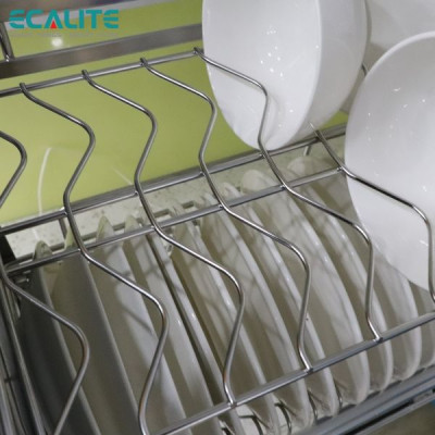 Kệ Chén Di Động Tủ Trên Lift-Basket Ecalite EL-BL70SS - Tủ Ngang 70cm - Inox 304 Cao Cấp - Hàng Chính Hãng