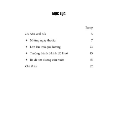 Thời niên thiếu của Bác Hồ (Xuất bản lần thứ hai) bản in 2025