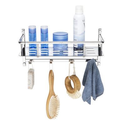 Kệ inox tấm dài đơn có móc inox 304 TOVASHU MTD1