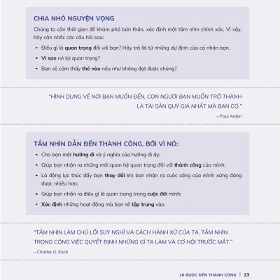 10 Bước Đến Thành Công