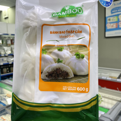 Bánh bao thập cẩm Bamboo 600gr