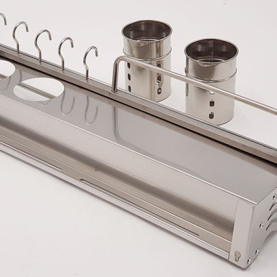 Kệ bếp đa năng Inox Eurolife EL-K1 (Trắng bạc)