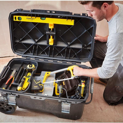 HỘP DỤNG CỤ (NHỰA) CÓ BÁNH XE (91X51,6X43,1)CM STANLEY 1-94-850 - HÀNG CHÍNH HÃNG