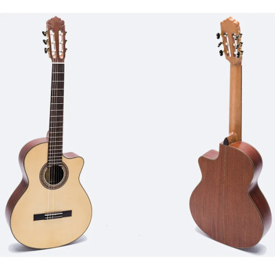 Đàn guitar classic DC350J thùng mỏng Duy Guitar Store gỗ Hồng đào solid âm thanh tốt bền đẹp