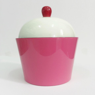 Hủ Trà cupcake Sơn Mài Cao Cấp Thanh Bình Lê đựng trà, bánh kẹo, vật dụng nhỏ, trang trí bàn kệ, nhà cửa, văn phòng